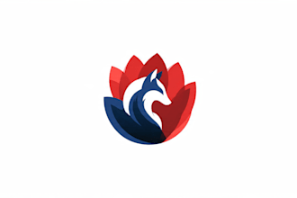 do modern political logo for election campaign