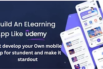 build elearning app, VR edtech app kids learning app like udemy or khan academy