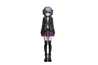 create gorgeous custom danganronpa style character