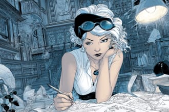 be your comic book artist for graphic novels