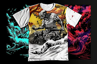 design t shirt for a band and merch