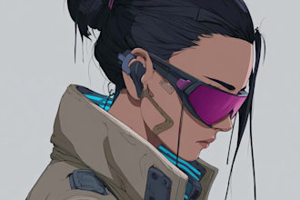 create cyberpunk character art