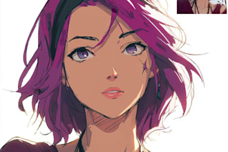 create a anime character