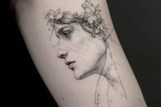 make a traditional japanese irezumi tattoo