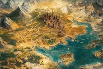 draw a fantasy map