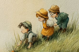 illustrate children book illustration, book illustration