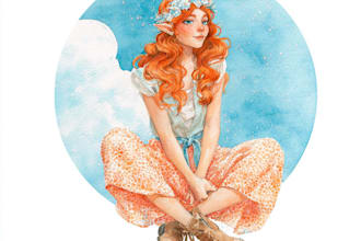 make watercolor illustration and watercolor art