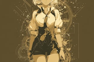 design a anime character
