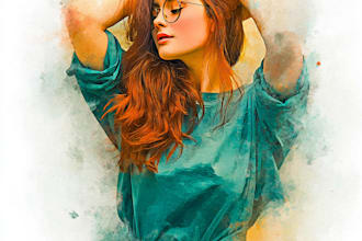 give a watercolor effect to your photos in photoshop
