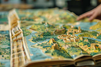 draw a custom map for fantasy, scifi, book or boardgame