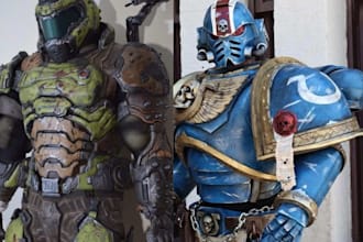 create wearable 3d cosplay props and armor for 3d printing and comic con events