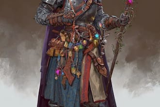 do your dnd group party illustration