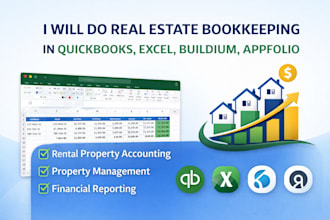 do real estate bookkeeping using buildium, appfolio and quickbooks online