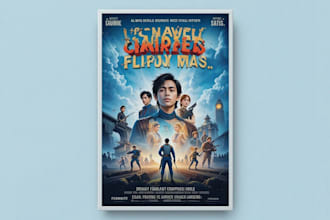 design a movie poster for you