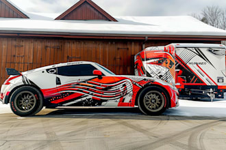 design a custom vehicle wrap, cars, pickups, trailers, etc