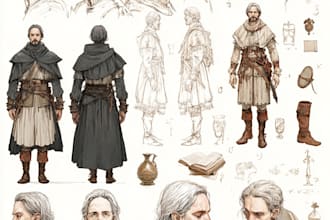 design a dnd character art digital character