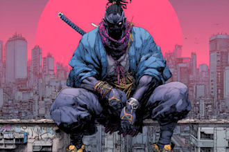 amazing superhero character for comics