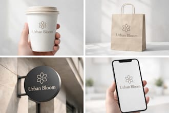 design a modern logo for startups and small businesses