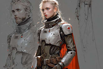 design your sci fi and star wars character