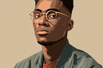 draw vector line art illustration