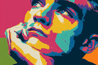 custom food pop art colorful fun digital illustrations