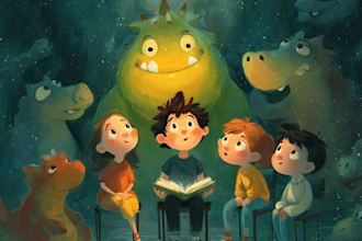 draw children book illustrations