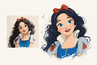 turn yourself into disney cartoon characters