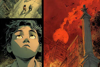draw comic book illustration with comic book