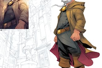 do a charcter of comic or design your comic character