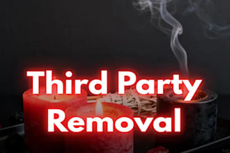 cast third party removal spell with spiritual energy and protection spell