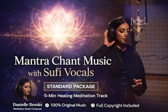 compose mantra chant music, sufi vocals for meditation, yoga with full copyright