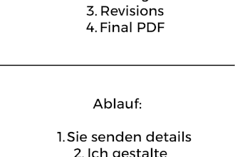 gestalte professionelle printvorlage für praxis und business