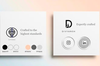 design a modern ai powered logo and complete brand identity kit