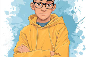 draw disney cartoon portrait