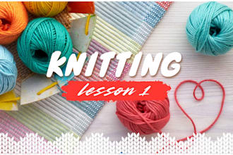 knit and crochet any cloth, design and style of your choice