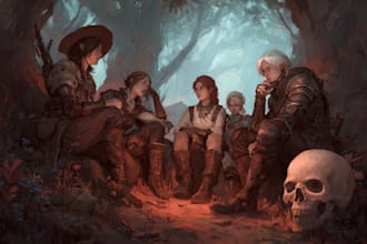 design your rpg party in epic style