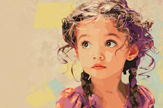 design your portrait in classic disney animation style