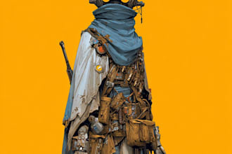 make your star wars sci fi character art