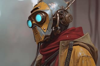 create epic star wars sci fi digital art for you