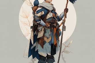 design fantasy dnd character art and dnd character art