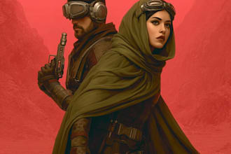 design amazing star wars fan art sci fi illustrations