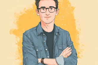 make a high quality vector art illustration for you