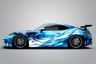 create car wrap 3d vehicle models