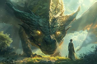 draw magical creatures, dragons, and mythical beings artwork