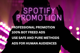 setup paid ads campaign for your spotify music promote