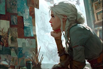 draw your fantasy illustration