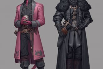 dnd character art and dnd character art