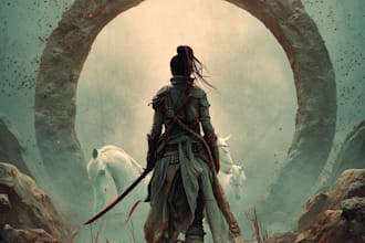 design unique fantasy book cover