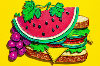 create a vibrant pop art portrait from your photo