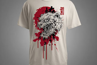 design a creative graphic t shirt design